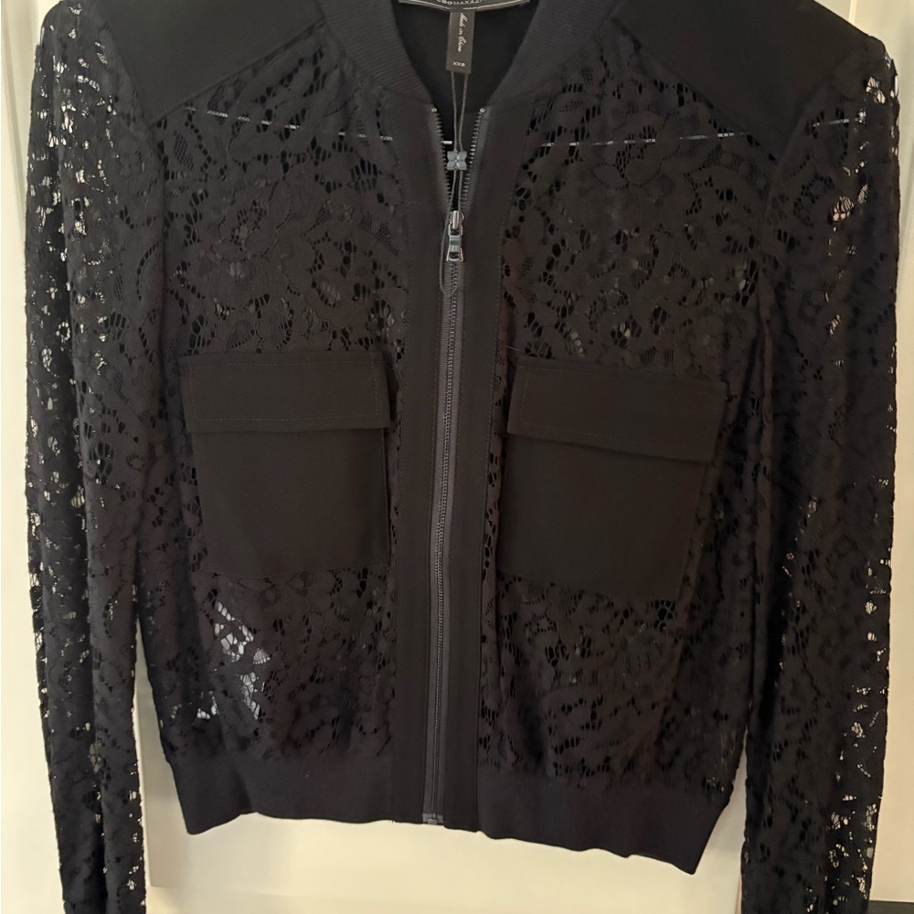 BCBGMaxAzaria Black Lace Jacket (NWOPriceTag)